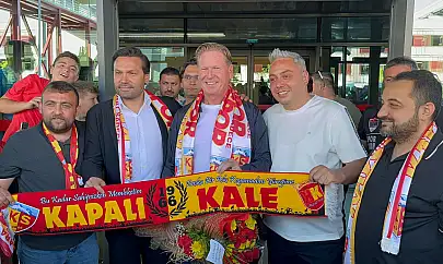 Kayserispor'un yeni hocasına coşkulu karşılama