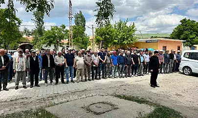 Kayseri'de keneden ölen kişi toprağa verildi