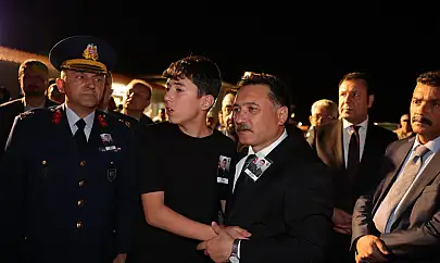 Şehidimizin cenazesi Kayseri'ye getirildi