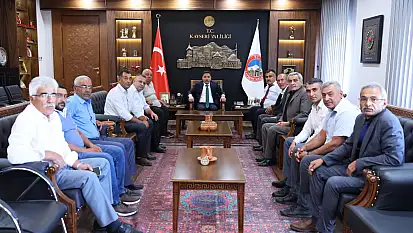 Dadaloğlu Şenlikleri tartışmaları sürerken Vali Çiçek'e dikkat çeken ziyaret!