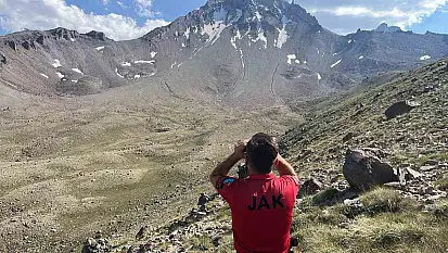 Erciyes'e 1 kişi mahsur kaldı