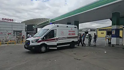 Kayseri'de akaryakıt istasyonu savaş alanına döndü