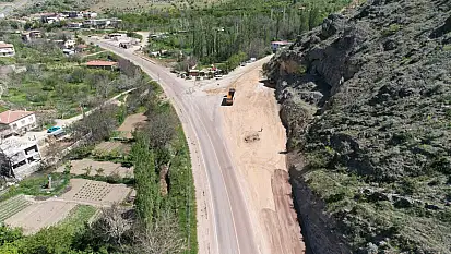 Kayseri'de o yol genişletiliyor