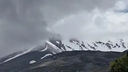 Kayseri'ye kar yağdı