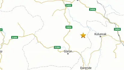 Sivas'ta deprem!