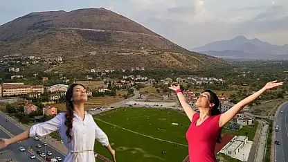 Ali Dağı'na nefes alıp vermeye gittiler!