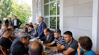 Büyükkılıç ve İlmek İncesu'da muhtarlarla buluştu!