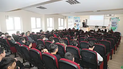 Kayseri'de gençlere 'su' dersi