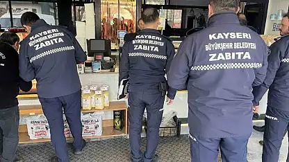 Kayseri'de Zabıta ekiplerinden 1570 denetim