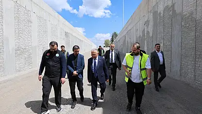 Kayseri'deki 295 milyonluk kavşağı öğrenciler inceledi!
