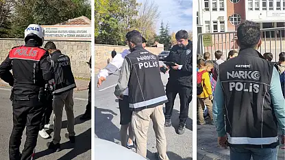 Melikgazi'de okulla ilgisi olmayanlar sorgulandı!