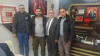 Sarız'da bayramlaşma merasimi