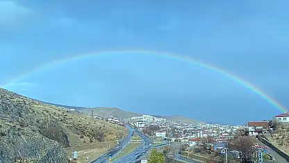 Yağmur sonrası Yahyalı'da büyüleyen manzara