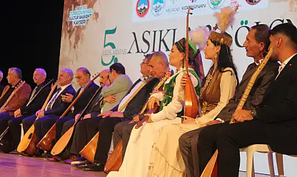 Aşıklar Kayseri'de buluştu! Kültür şöleni yaşandı