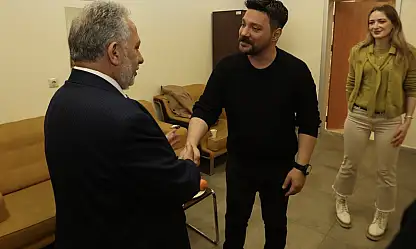 Başkan Yalçın Oğuzhan Uğur'la buluştu