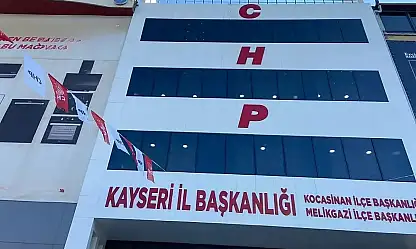 CHP Kayseri'de bir istifa daha...