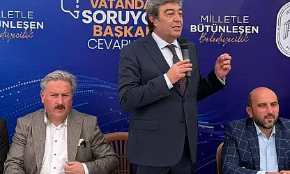 İldem'de mikrofon vatandaşta, söz çözüm makamında