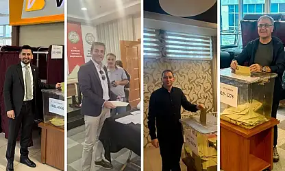 Kayseri'nin tanınan isimleri bugün oy kullandı!