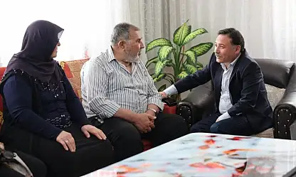 Vali Çiçek'ten şehit ailelerine ziyaret