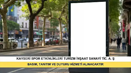 Basım, Tanıtım Ve Duyuru Hizmeti Alınacaktır