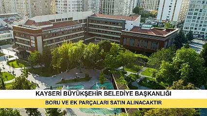 Boru Ve Ek Parçaları Satın Alınacaktır
