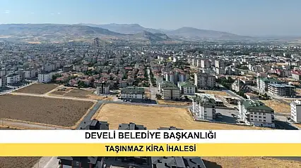 Develi Belediye Başkanlığından İlan