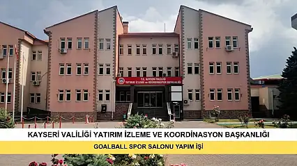 Goalball Spor Salonu Yapım İşi