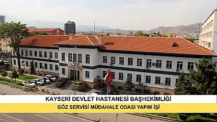 Göz Servisi Müdahale Odası Yapım İşi