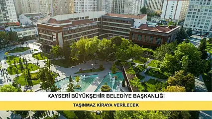 İlan Kayseri Büyükşehir Belediye Başkanlığından