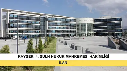 İlan T.C. Kayseri 4. Sulh Hukuk Mahkemesinden