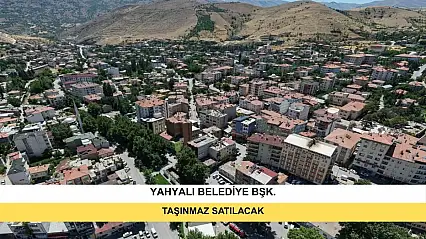 İlan Yahyalı Belediye Başkanlığından