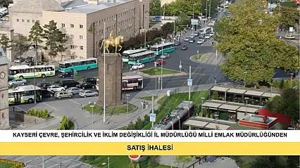 Kayseri Çevre, Şehircilik Ve İklim Değişikliği İl Müdürlüğü Milli Emlak Müdürlüğünden