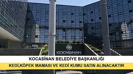 Kedi, Köpek Maması ve Kedi Kumu Satın Alınacaktır