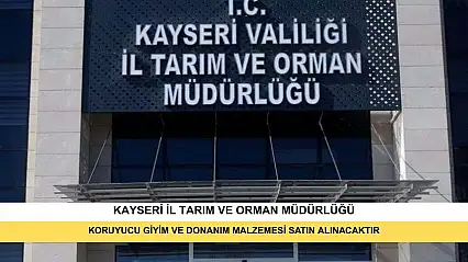 Koruyucu Giyim Ve Donanım Malzemesi Satın Alınacaktır