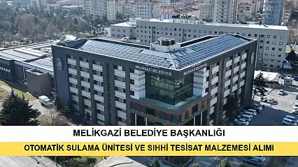 Otomatik Sulama Ünitesi Ve Sıhhi Tesisat Malzemesi Alımı