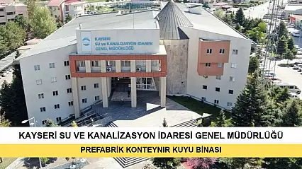 Prefabrik Konteynır Kuyu Binası