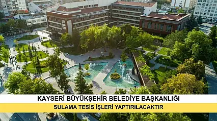 Sulama Tesis İşleri Yaptırılacaktır