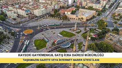 T.C. Kayseri Gayrimenkul Satış İcra Dairesi 2026/33 Esas Taşınmazın Gazete Veya İnternet Haber Sitesi İlanı