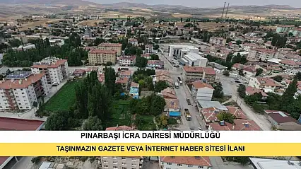 T.C. Pınarbaşı(Kayseri) İcra Dairesi 2025/176 Tlmt. Taşınmazın Gazete Veya İnternet Haber Sitesi İlanı