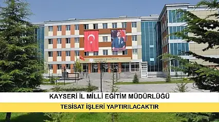 Tesisat İşleri Yaptırılacaktır