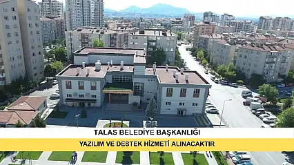 Yazılım Ve Destek Hizmeti Alınacaktır