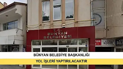 Yol İşleri Yaptırılacaktır