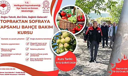 Bahçe sahiplerine özel eğitim