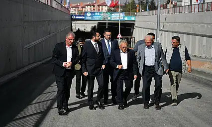 85 günde tamamlanan ana kavşak yarın açılıyor!