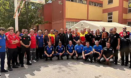 AFAD Kayseri'den İstanbul depremi hazırlığı: 60 kişilik ekip sahaya indi