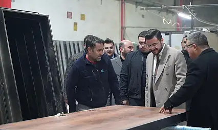 AK Parti İl Başkanı sanayiciler ile bir arada!