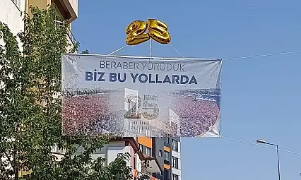 AK Parti'nin 25. Yıldönümü Talas'ta kutlandı!