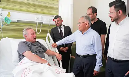 AK Partili Başkan hastaneye kaldırıldı! Büyükkılıç ziyaret etti