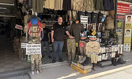 Askere gidecek gençler dikkat! Kayserili esnaftan tavsiyeler