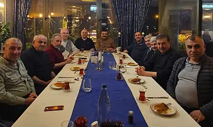 Avrupa'ya giden Kayserili Belediye Başkanları İstanbul'da buluştu! Bakın kim ağırladı?